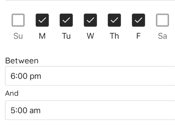 Create and Manage Schedules